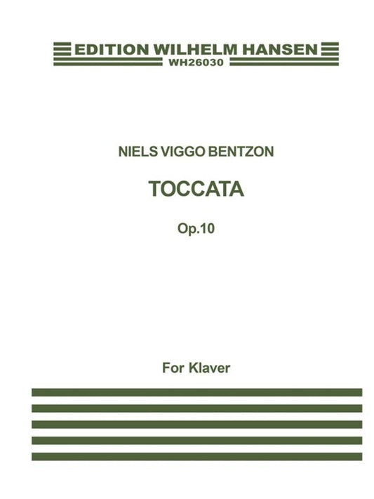 Bentzon Toccata Op.10 Piano Solo