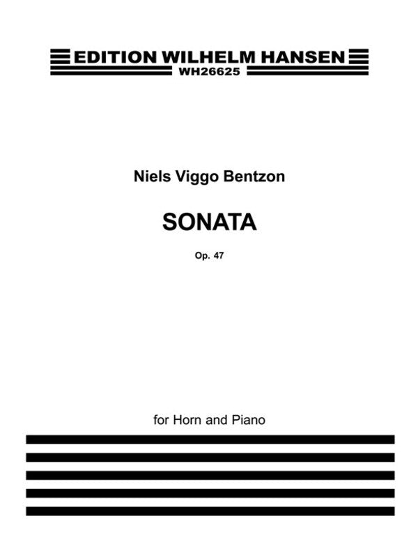 Bentzon Sonata Op.47 Horn/Piano(Arc)