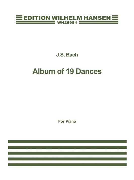 Bach Album Of 19 Dances Piano
