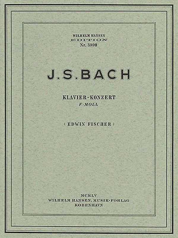 Bach Concerto F Minor 2 Pianos