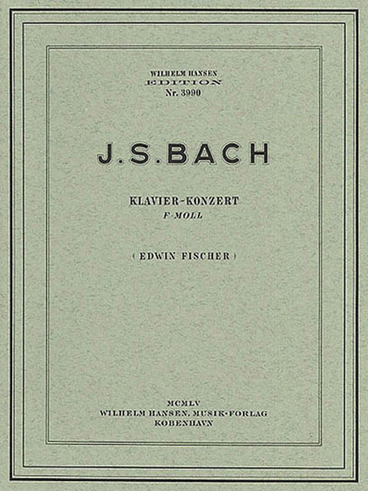 Bach Concerto F Minor 2 Pianos