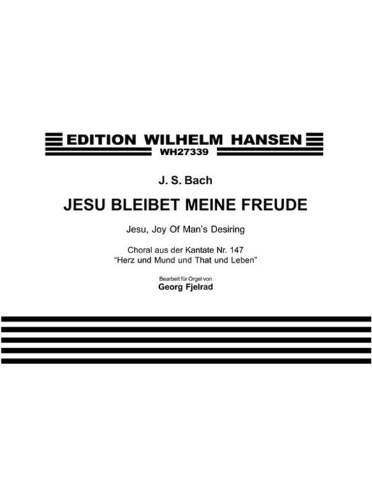 Bach Jesu Joy Of Mans Desiring Organ