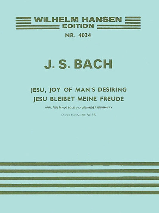 Bach Jesu Joy Of Mans Desiring Piano