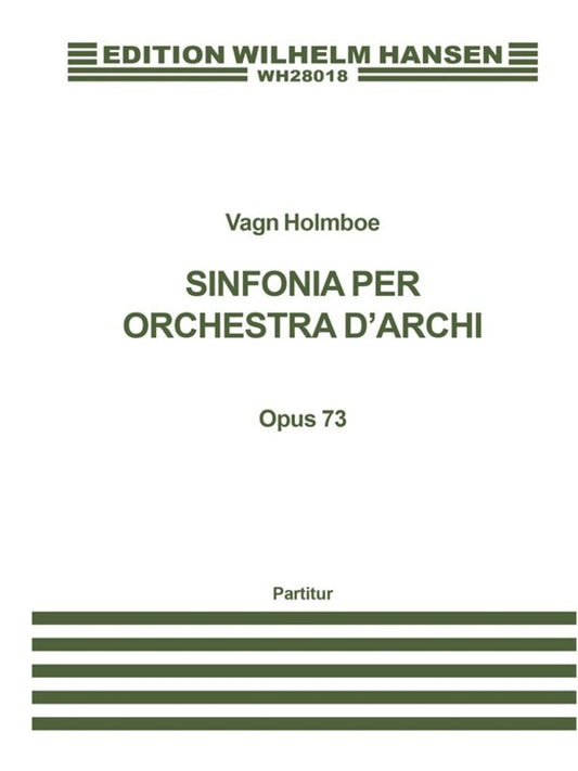 Holmboe Sinfonia No.3 Strings(Study Scor