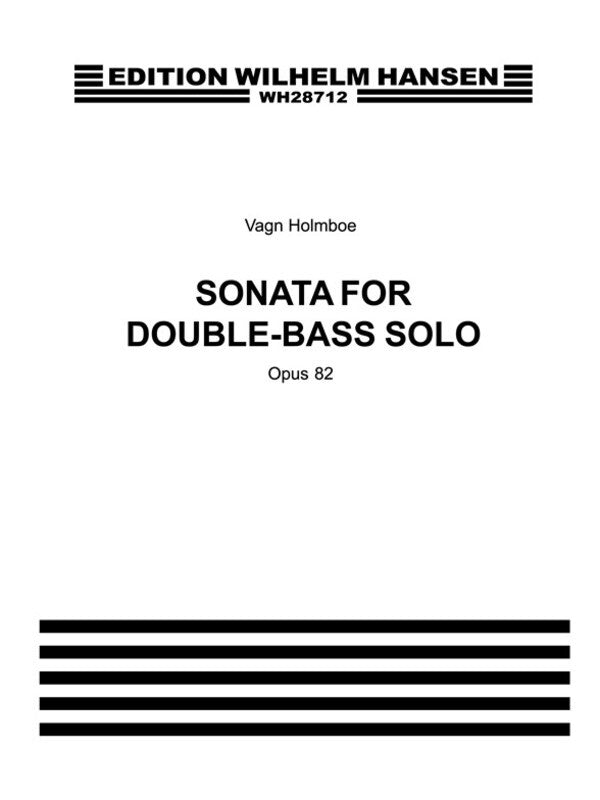Holmboe Sonata Op.82 Double Bass