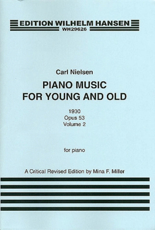 Nielsen - Piano Music For Young and Old Op 53 Vol 1 (Softcover Book)
