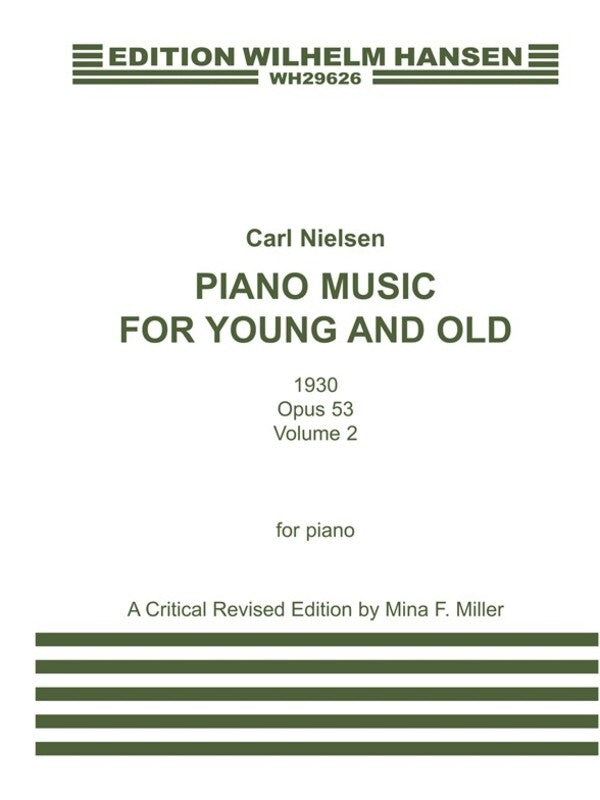 Nielsen - Piano Music For Young and Old Op 53 Vol 2 (Softcover Book)