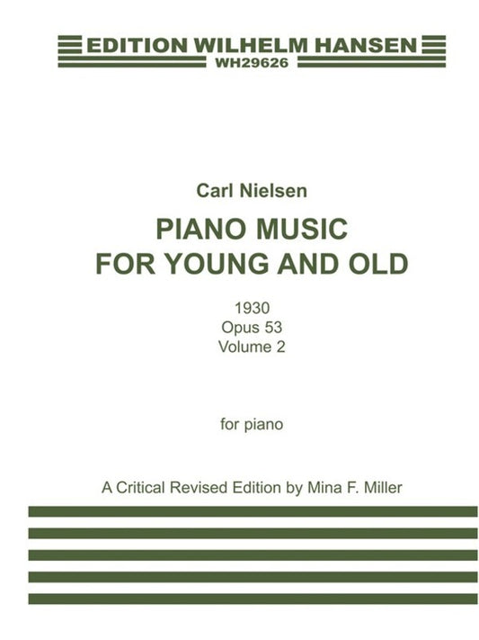 Nielsen - Piano Music For Young and Old Op 53 Vol 2 (Softcover Book)