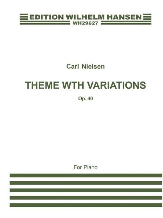 Nielsen Theme and Variations Op.40 Piano