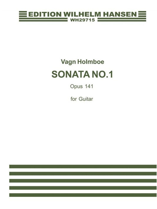 Sonata No 1 For Guitar Op 141