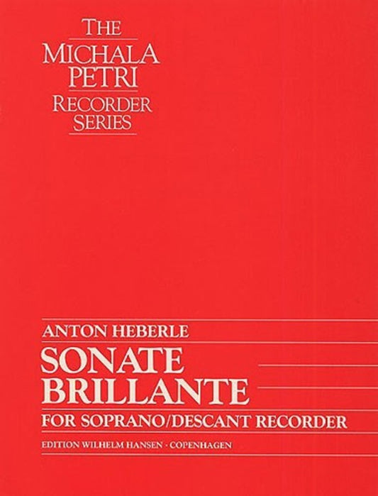 Herberle Sonata Brilliante Recorder