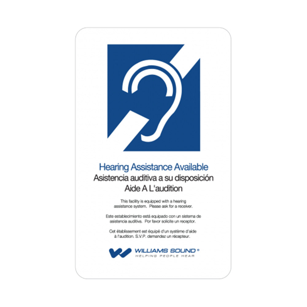 Wall Plaque Self Adhesive IDP008 Williams AV