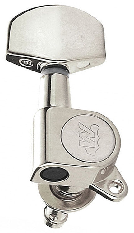 Wilkinson 3+3 Chrome Tuning Machines for Acoustic/Electric Guitars - Pack of 6