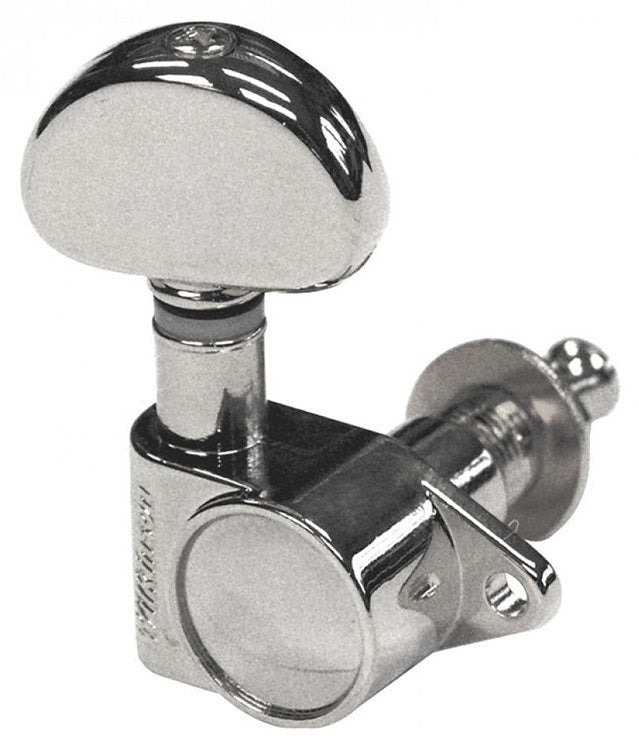 Wilkinson Chrome Finish 3+3 Tuning Machines for Acoustic/Electric Guitars - Pack of 6