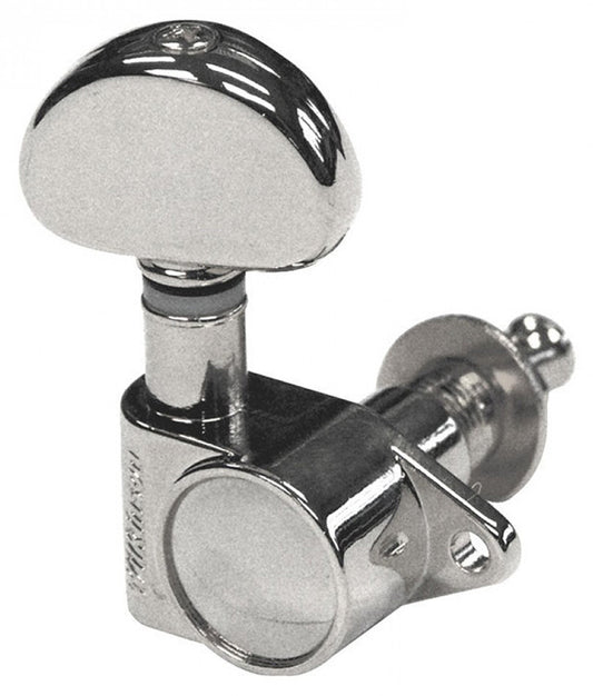 Wilkinson Chrome Finish 3+3 Tuning Machines for Acoustic/Electric Guitars - Pack of 6