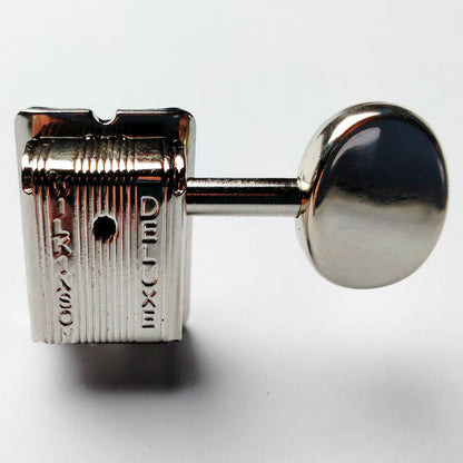 Wilkinson 6-inline Acoustic/Electric Kluson Style Tuning Machines Nickel Finish — view 2