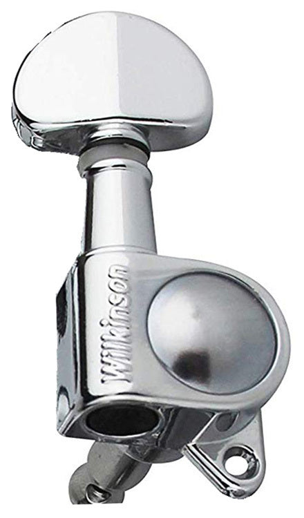 Wilkinson Roto Style 3+3 Tuning Machines in Chrome Finish for Acoustic/Electric Guitars