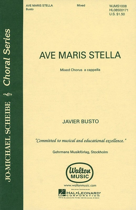 Ave Maris Stella SATB (Octavo)