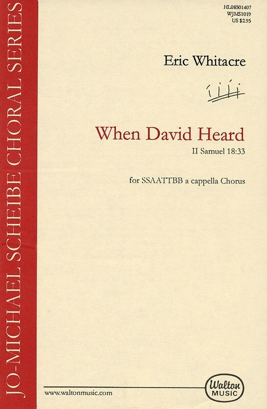 When David Heard SATB Div Acap (Octavo)