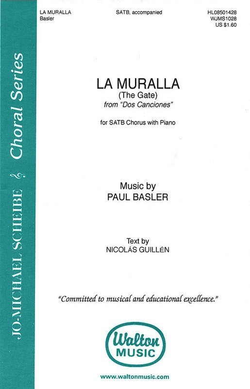 La Muralla (Dos Canciones) SATB (Octavo)