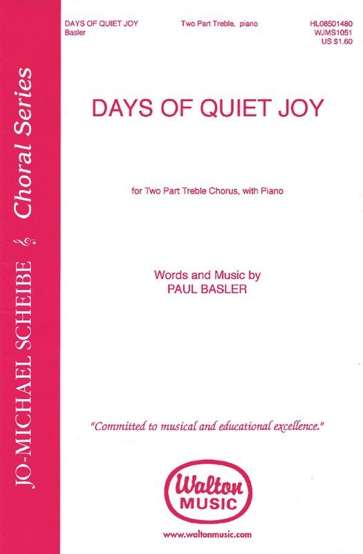 Days Of Quiet Joy 2Pt (Octavo)