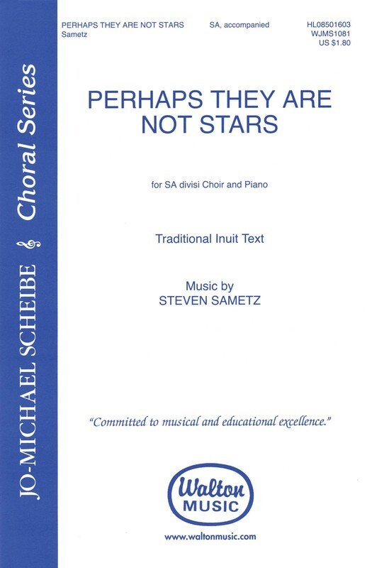 Perhaps They Are Not Stars SA (Octavo)