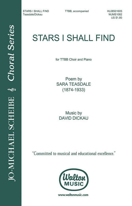 Stars I Shall Find TTBB (Octavo)