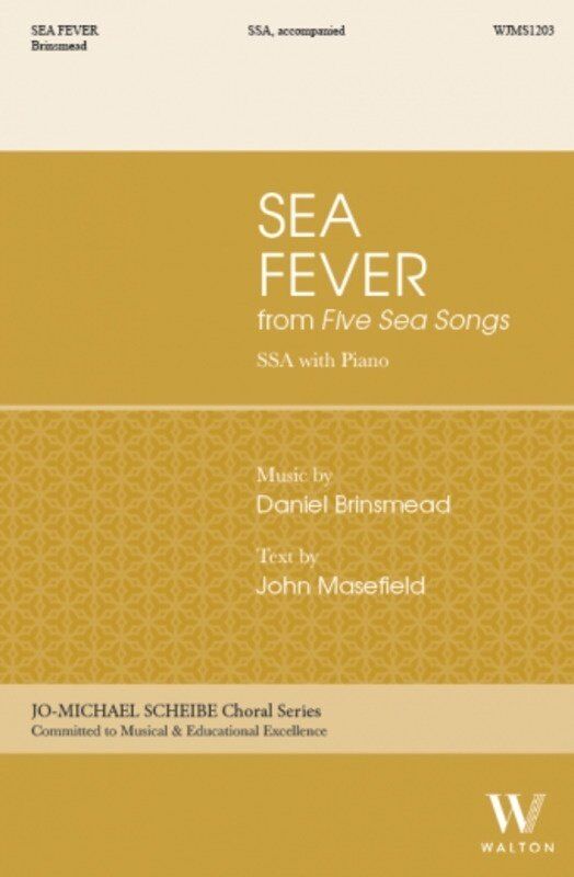 Sea Fever by Daniel Brinsmead - Choral Score, 12 Pages, GIA Publications, Jo-Michael Scheibe Choral Series