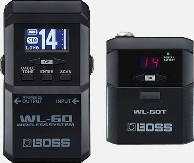 BOSS WL-60 Wireless Pedalboard System - Ultra-Low Latency & Easy Setup for Stage Performers
