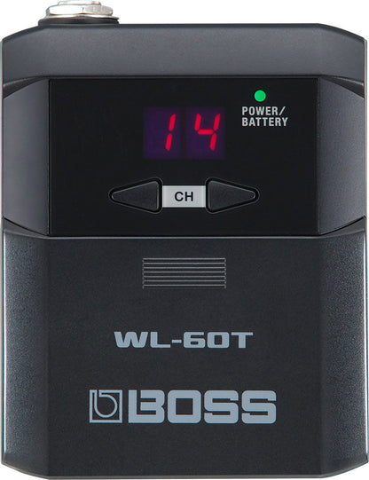 BOSS WL-60T Wireless Transmitter Beltpack for WL-60 System - Rugged Clip, Quick Instrument Changes, Spare Transmitter Option — view 2