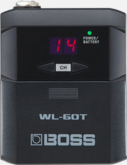 BOSS WL-60T Wireless Transmitter Beltpack for WL-60 System - Rugged Clip, Quick Instrument Changes, Spare Transmitter Option