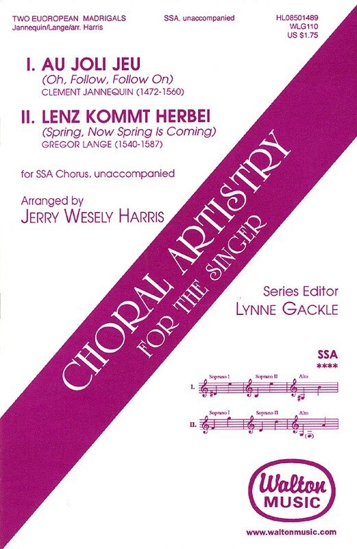 Two European Madrigals SSA (Octavo)