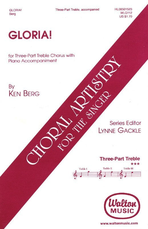 Gloria 3Pt Treble (Octavo)
