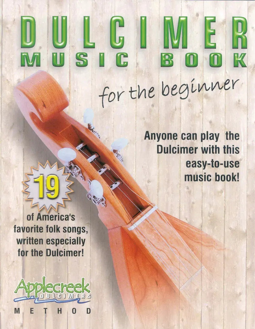 Applecreek Dulcimer Method Music Book with 19 Folk Songs and Tutorial