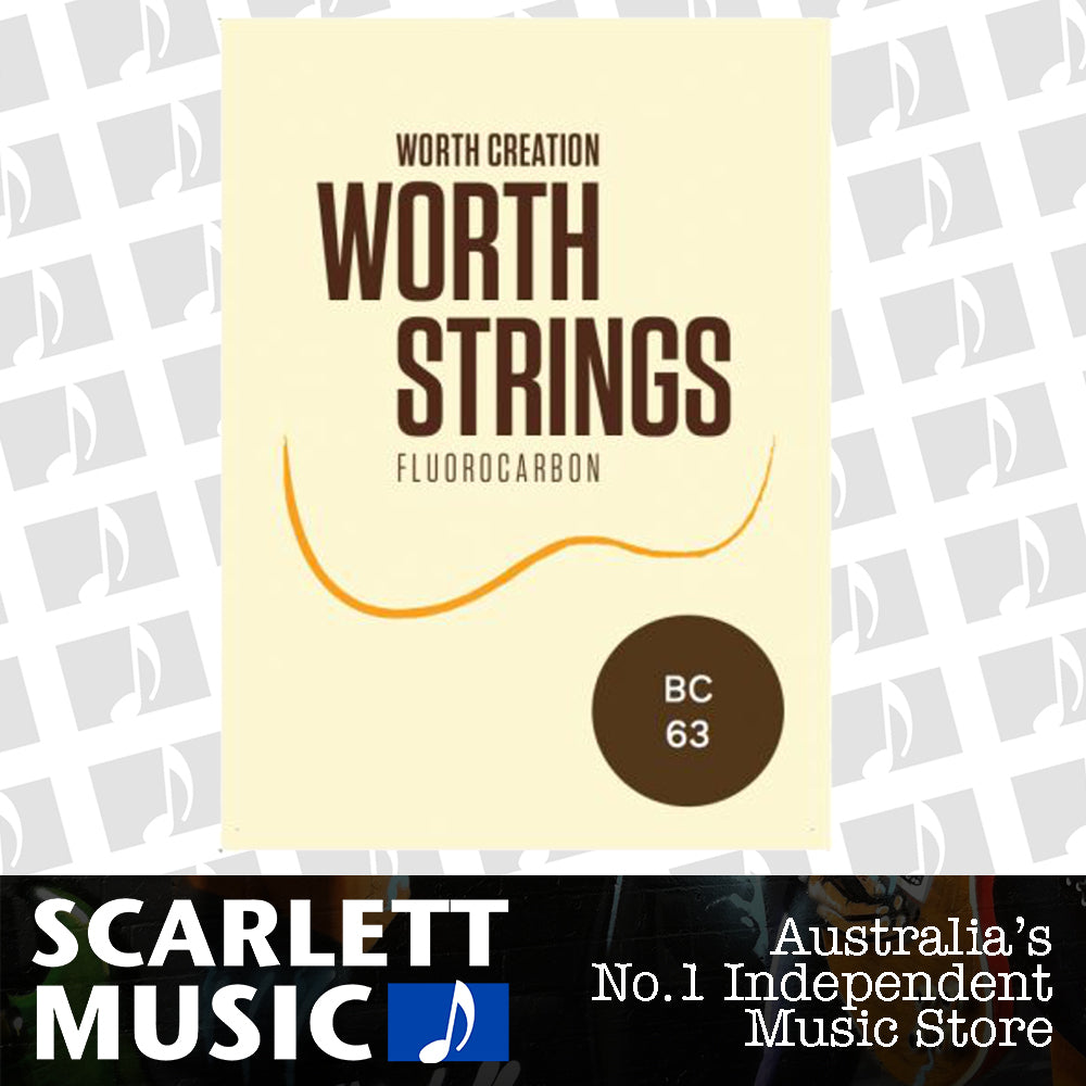 Worth Ukulele Ukulele Strings Brown Fluoro-Carbon Custom - 2 Restrings Per Packet — view 2