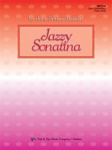 Jazzy Sonatina Late Elementary for Piano by Neil A. Kjos Music Company, 8 Pages