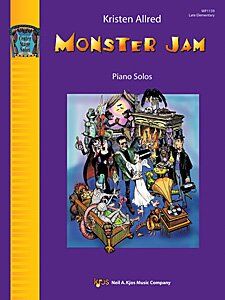 Monster Jam Piano Book by Neil A. Kjos Music Company - 24 Pages of Imaginative Solos for Students