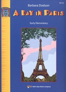 A Day in Paris Piano Solos with Optional Duet Parts, 24 Pages, Neil A. Kjos Music Company