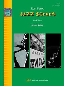 Jazz Scenes Book Three by Neil A. Kjos Music Company - Piano Solo Collection, 24 Pages