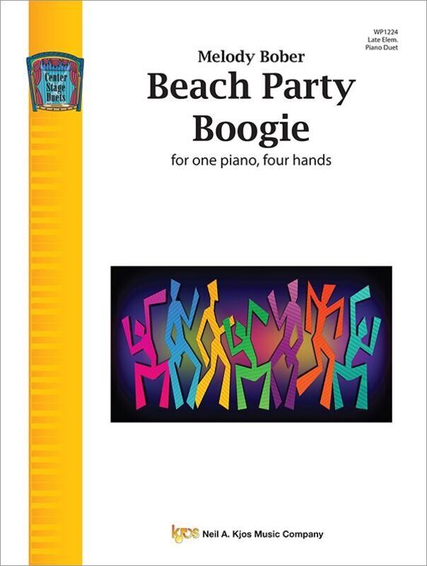 Bober Beach Party Boogie Late Elementary Piano Duet