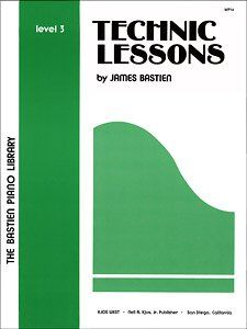 Technic Lessons Level 3 by Neil A. Kjos Music Company - Piano Exercises for Coordination and Control, 40 Pages