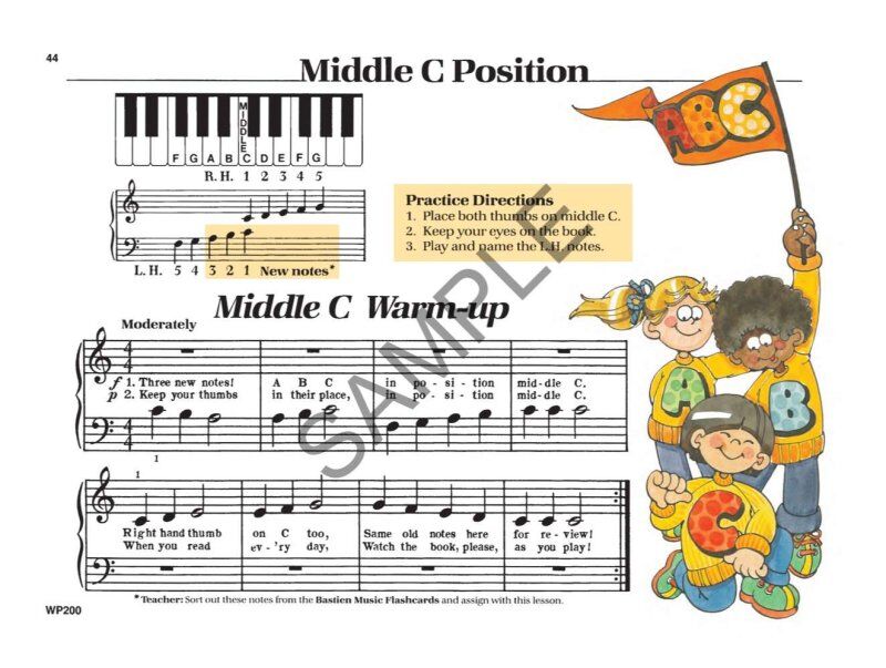 Bastien Piano Basics Primer Level for Young Beginners — view 5