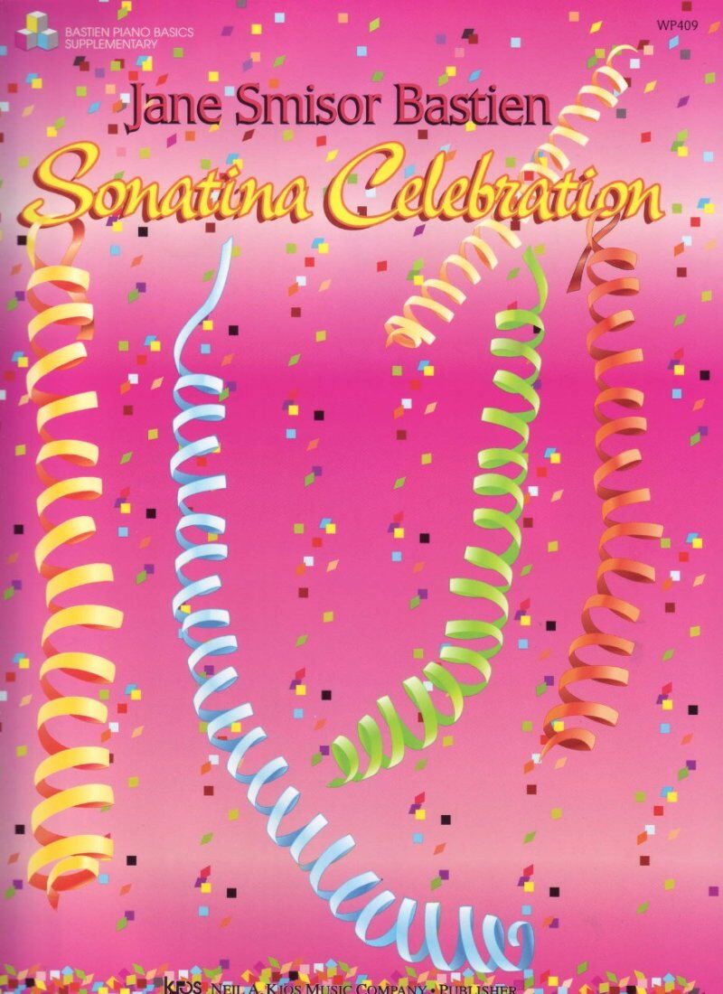 Sonatina Celebration by Jane Smisor Bastien for Piano - Festive Collection in F, C, and G Keys, Ideal for Festivals or Contests, 1 Page