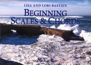Beginning Scales and Chords Book 1 by Neil A. Kjos Music Company, 24 Pages, Piano Exercises in C, G, F Major
