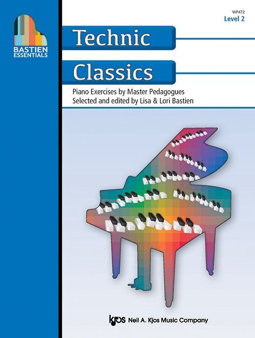 Bastien Essentials Technic Classics Level 2 Piano Exercises Book
