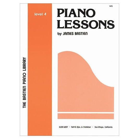 Piano Lessons Level 4 Old Series by Neil A. Kjos Music Company, 48 Pages