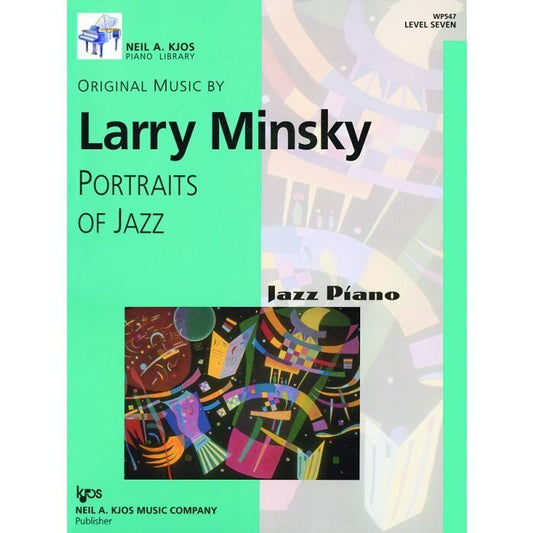 Portraits of Jazz Level 7 for Piano by Neil A. Kjos Music Company