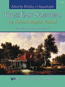 Three Easy Sonatinas Piano Duet by Neil A. Kjos Music Company, 32 Pages