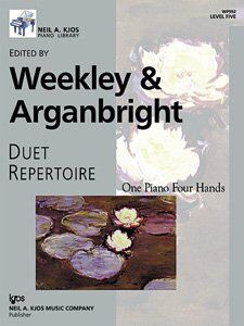 Duet Repertoire Level 5 Piano Duet by Neil A. Kjos Music Company, 24 Pages