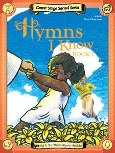Hymns I Know Book 1 for Piano - 16 Pages, Illustrated with Bible Verses and Optional Duets